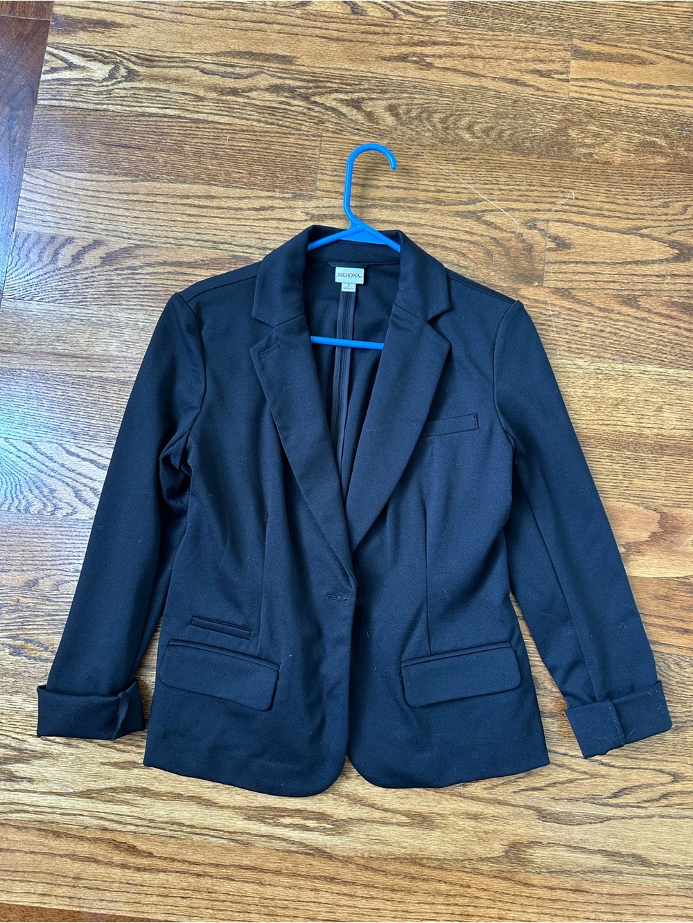 Merona Black Women's Single-Button Blazer
